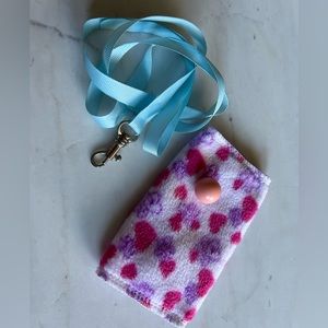 American girl Doll dog blanket, dog ball and leash